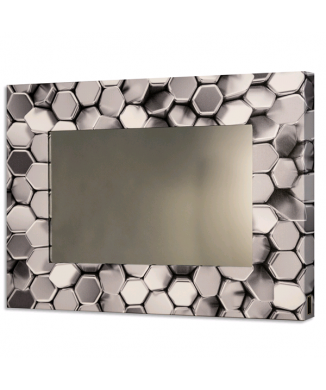 Espejo HEXAGONOS PLATA GS4326 PINTDECOR