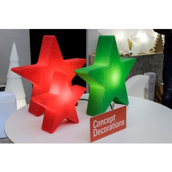 Estrella Luminosa Feliz Navidad 60 cm 32493W Diseño 8 Estaciones