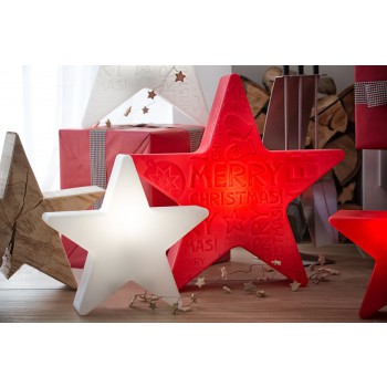 Estrella Luminosa Feliz Navidad 60 cm 32493W Diseño 8 Estaciones