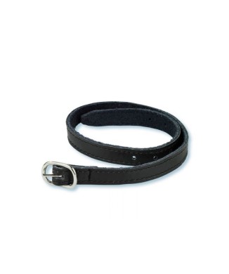 CORREAS PARA ESPUELAS DE PIEL STUBBEN, 45 CM NEGRO (1Par)