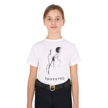 CAMISETA NIÑA SLIM FIT ESTAMPADO RAYOS DE LUNA