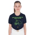 CAMISETA DE NIÑA SLIM FIT ESTAMPADO FLUORESCENTE