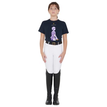 CAMISETA INFANTIL SLIM FIT ESTAMPADO CABALLERO