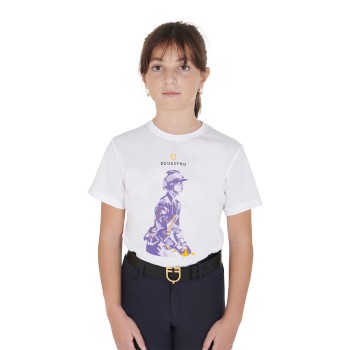 CAMISETA INFANTIL SLIM FIT ESTAMPADO CABALLERO