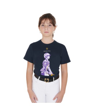 CAMISETA INFANTIL SLIM FIT ESTAMPADO CABALLERO