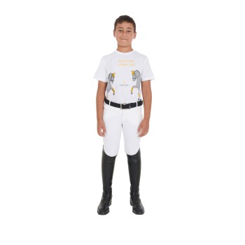 CAMISETA INFANTIL SLIM FIT ESTAMPADO DOMA