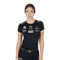 CAMISETA MUJER MULTILOGO EN TEJIDO TÉCNICO