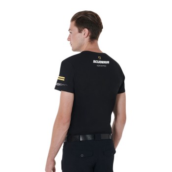 CAMISETA DE ALGODÓN STRETCH PARA HOMBRE EQUESTRO STABLE