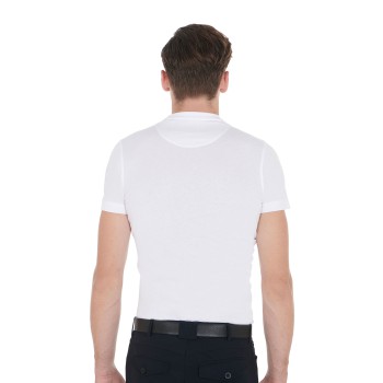 CAMISETA DE HOMBRE SLIM FIT ESCRITURA EN CONTRASTE