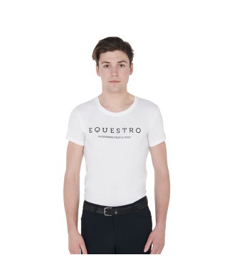 CAMISETA DE HOMBRE SLIM FIT ESCRITURA EQUESTRO