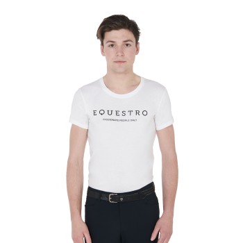 CAMISETA DE HOMBRE SLIM FIT ESCRITURA EQUESTRO