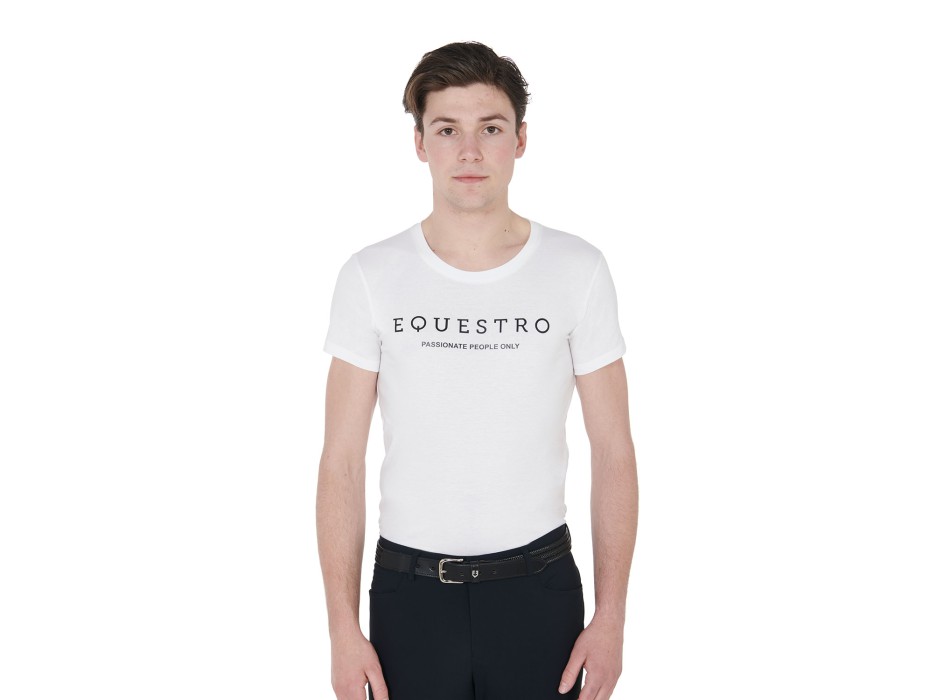 CAMISETA DE HOMBRE SLIM FIT ESCRITURA EQUESTRO