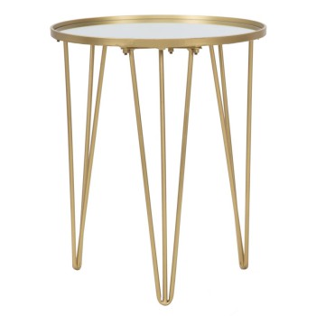 MESA DE CENTRO GLAM ORO/ESPEJO