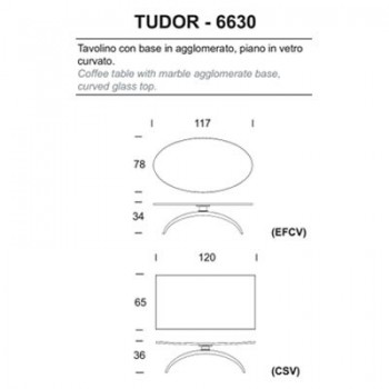 MESA TUDOR 6630 TONIN HOME