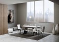 Mesa extensible 90x180/284 cm Baita Evolution estructura Antracita