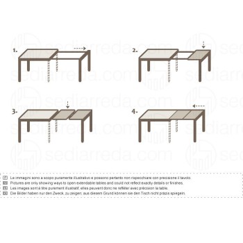 MESA CONNUBIA BARON CB84010-R 110