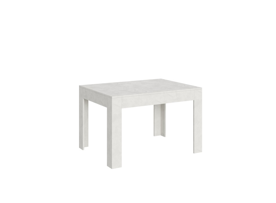 Mesa Bibi - Mesa extensible 90x120/180 cm Bibi Spatolato Blanco