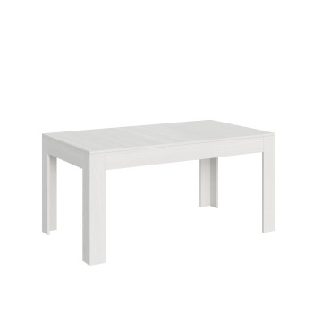 Mesa Bibi - Mesa extensible 90x160/220 cm Bibi Spatolato Blanco