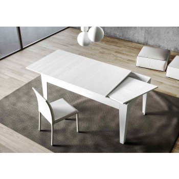 Mesa Cico - Mesa extensible 90x120/180 cm Cico Blanco Spatolato