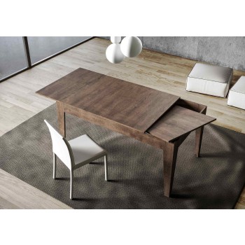 Mesa Cico - Mesa extensible 90x120/180 cm Cico Blanco Spatolato