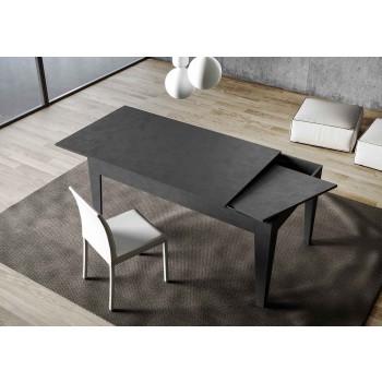 Mesa Cico - Mesa extensible 90x120/180 cm Cico Blanco Spatolato