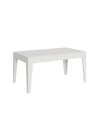 Mesa Cico - Mesa extensible 90x160/220 cm Cico Espatulada Blanco