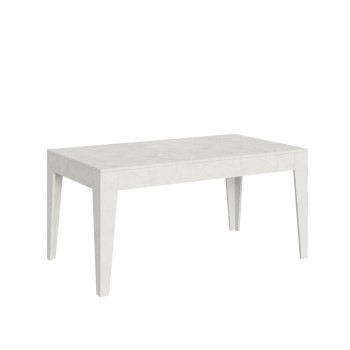 Mesa Cico - Mesa extensible 90x160/220 cm Cico Espatulada Blanco