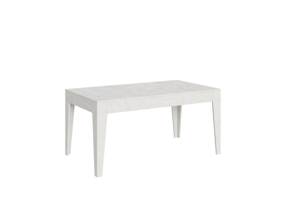 Mesa Cico - Mesa extensible 90x160/220 cm Cico Espatulada Blanco