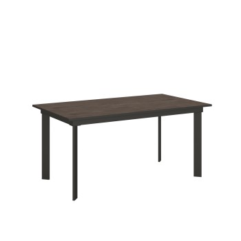 Mesa Cumar - Mesa extensible 90x160/220 cm Estructura Cumar Fresno Blanco Antracita