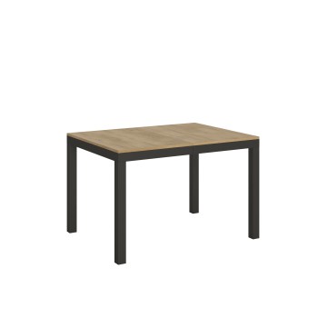 Mesa Everyday Evolution - Mesa extensible 90x120/224 cm Everyday Evolution Estructura Fresno Blanco Antracita