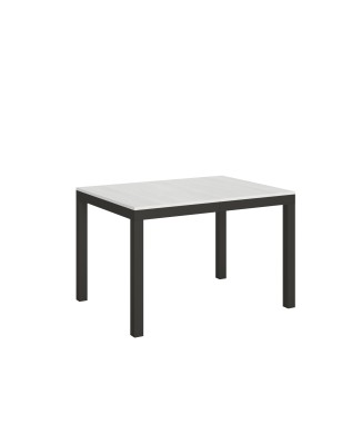 Mesa Everyday Evolution - Mesa extensible 90x120/224 cm Everyday Evolution Estructura Fresno Blanco Antracita