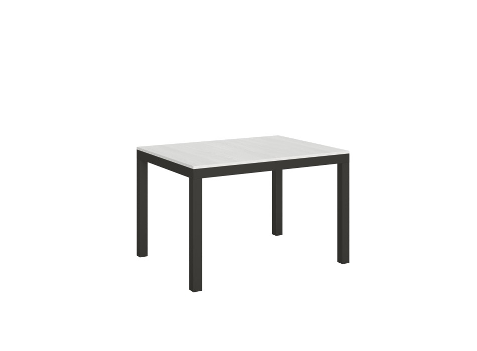 Mesa Everyday Evolution - Mesa extensible 90x120/224 cm Everyday Evolution Estructura Fresno Blanco Antracita