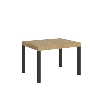 Everyday Table - Mesa extensible 70x110/194 cm Everyday Estructura Fresno Blanco Antracita