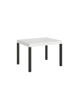 Mesa Everyday - Mesa extensible 70x110/194 cm Estructura Everyday Fresno Blanco Antracita