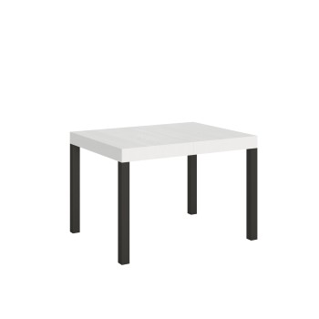 Mesa Everyday - Mesa extensible 70x110/194 cm Estructura Everyday Fresno Blanco Antracita