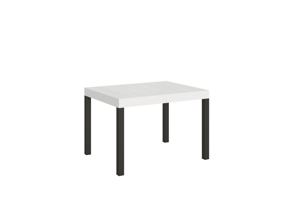 Mesa Everyday - Mesa extensible 70x110/194 cm Estructura Everyday Fresno Blanco Antracita