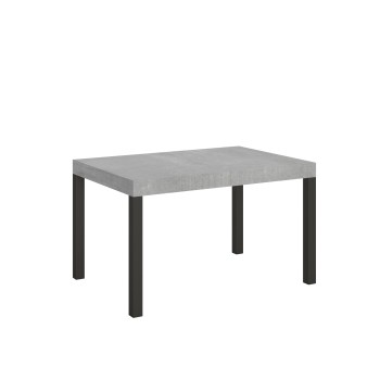 Everyday Table - Mesa extensible 90X120/224 cm Everyday Estructura Fresno Blanco Antracita