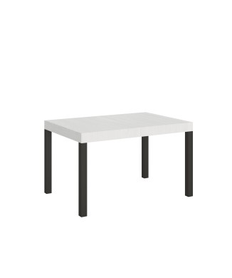 Everyday Table - Mesa extensible 90X120/224 cm Everyday Estructura Fresno Blanco Antracita