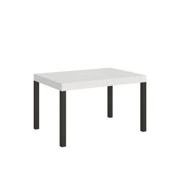 Everyday Table - Mesa extensible 90X120/224 cm Everyday Estructura Fresno Blanco Antracita