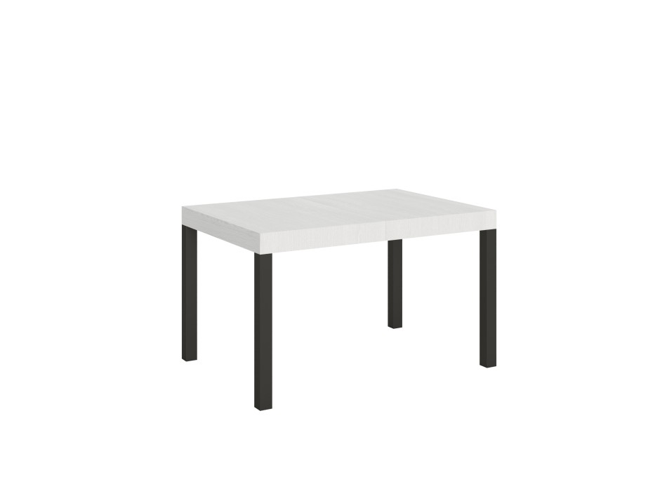 Everyday Table - Mesa extensible 90X120/224 cm Everyday Estructura Fresno Blanco Antracita