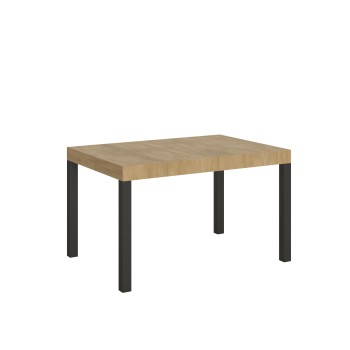 Everyday Table - Mesa extensible 90x130/234 cm Everyday Estructura Fresno Blanco Antracita