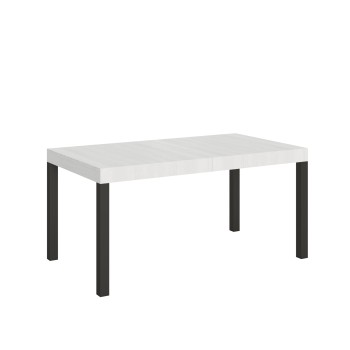 Everyday Table - Mesa extensible 90x160/264 cm Everyday Estructura Fresno Blanco Antracita