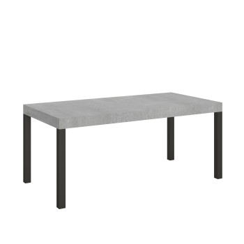 Everyday Table - Mesa extensible 90x180/284 cm Everyday Estructura Fresno Blanco Antracita