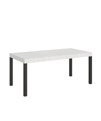 Everyday Table - Mesa extensible 90x180/284 cm Everyday Estructura Fresno Blanco Antracita