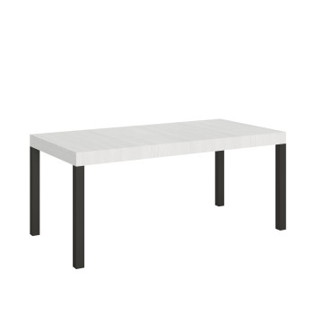 Everyday Table - Mesa extensible 90x180/284 cm Everyday Estructura Fresno Blanco Antracita