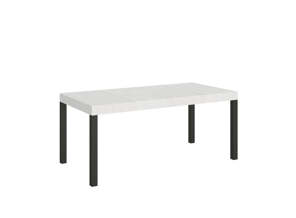 Everyday Table - Mesa extensible 90x180/284 cm Everyday Estructura Fresno Blanco Antracita