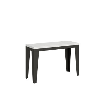 Flame Double Table - Mesa abatible 120/200x45/90 cm Flame Double Roble Nature Estructura Antracita