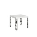 Mesa extensible 90x90/246 cm Ghibli estructura Antracita