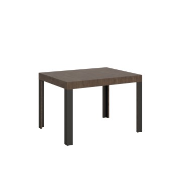 Linea Table - Mesa extensible 70x110/194 cm Linea White Ash Estructura Antracita