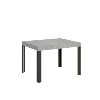 Linea Table - Mesa extensible 70x110/194 cm Linea White Ash Estructura Antracita